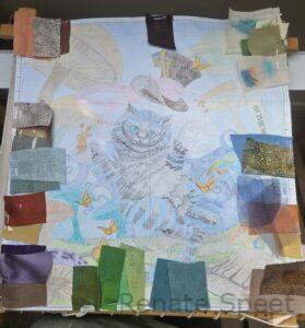 RSN Appliqué: Diploma Techniques, Brief & My Cheshire Cat Design