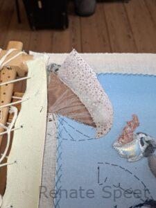 Traveling with Embroidery Frames: My Hampton Court Appliqué Class Experience